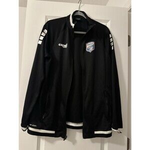 Capelli Sport Florida Tropics SC Soccer Track Jacket Mens Large Black Full Zip